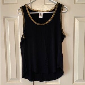 Another Love Black and Brown Sleeveless Tank Top